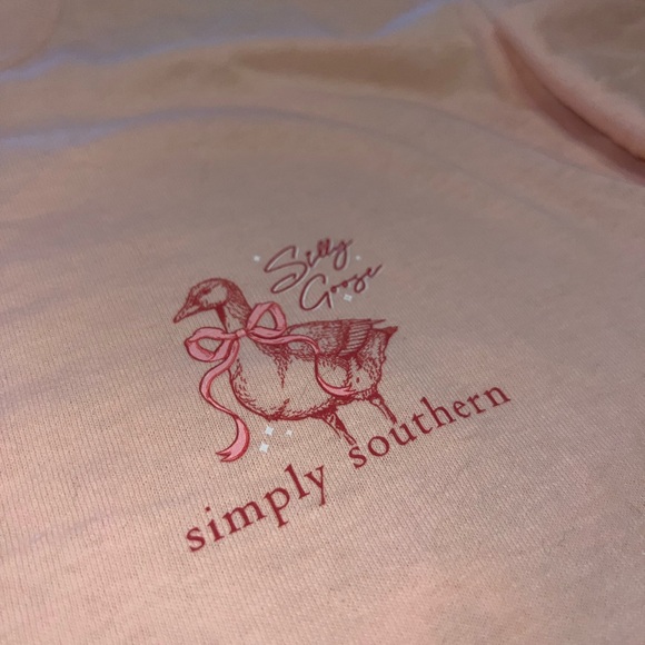 Simply Southern Pink Goose Graphic Tee - Picture 2 of 5